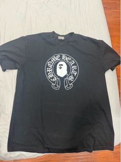 Bape chrome hearts t shirt XXL