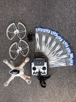 Walkera QR X350 Pro Drone Combo + deVention Devo F12E Transmitter & Accessories (For Repair/Parts)