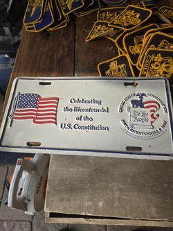 Old License Plate 