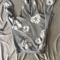 Gray medium denim tears