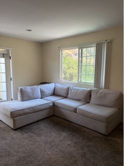 Living Spaces 2-Piece Sectional Sofa