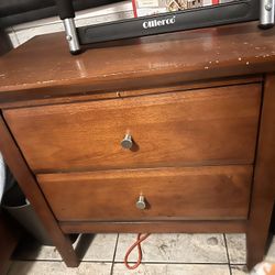 Wooden Night Stand - make Me An Offer 