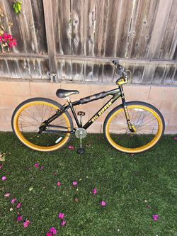 BMX- SE bikes "Big Ripper" 29" BMX bike, Color Black