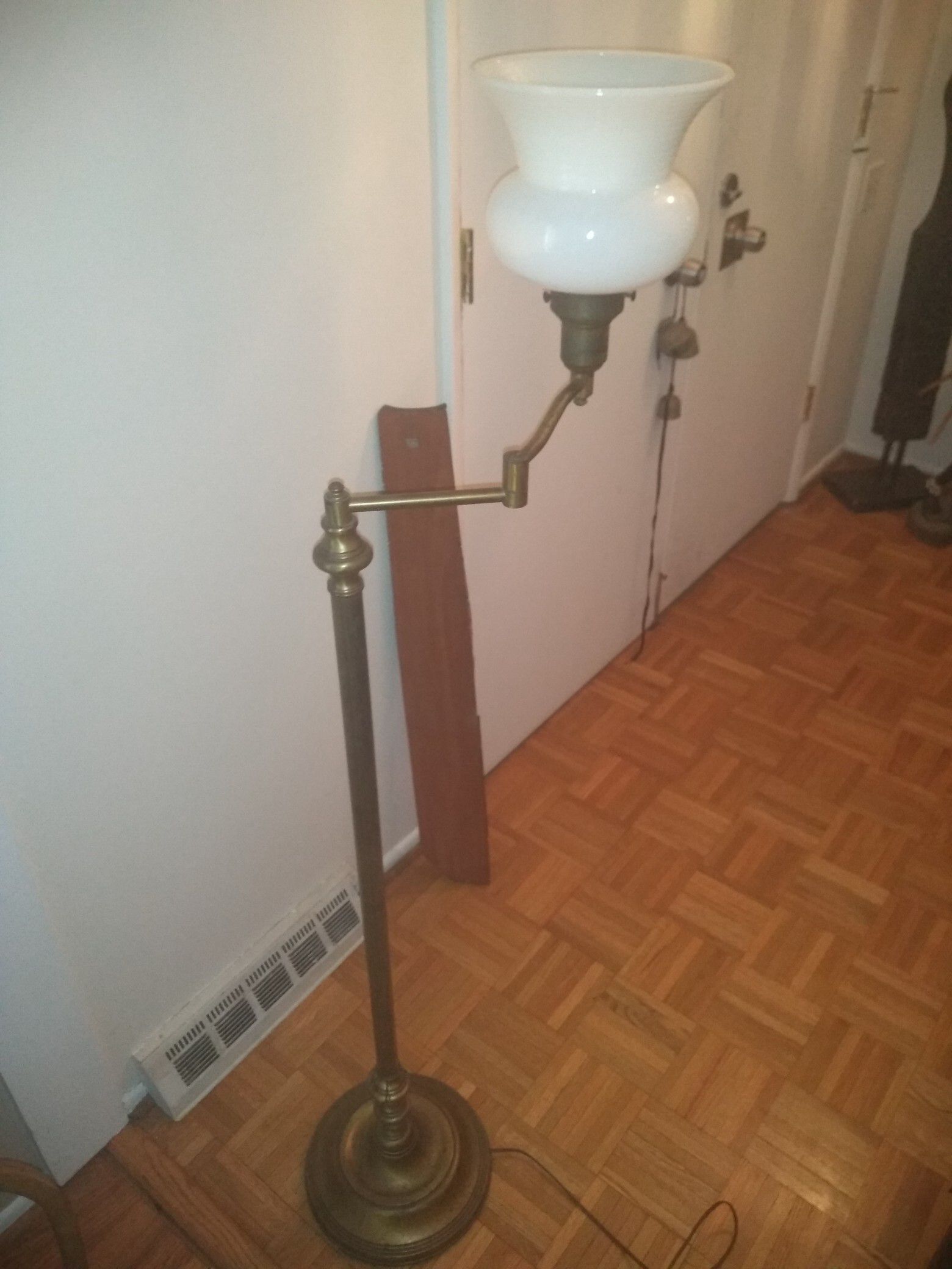 Vintage Brass Standing Lamp
