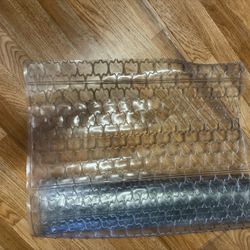 Clear Plastic Floor Runner – Non-Slip Grip – Rollable Mat