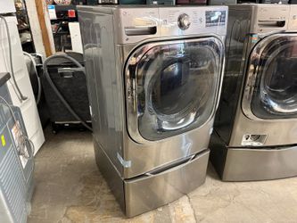 LG Steam Sensor 9.0 Cu ft Mega Capacity Electric Dryer w/ Storage Drawer Model # DLEX8100V