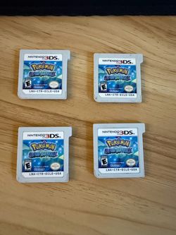 Pokémon Alpha Sapphire Nintendo 3DS Cartridges x4