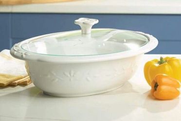 Princess house Caserola de 3.5-Qt ovalada