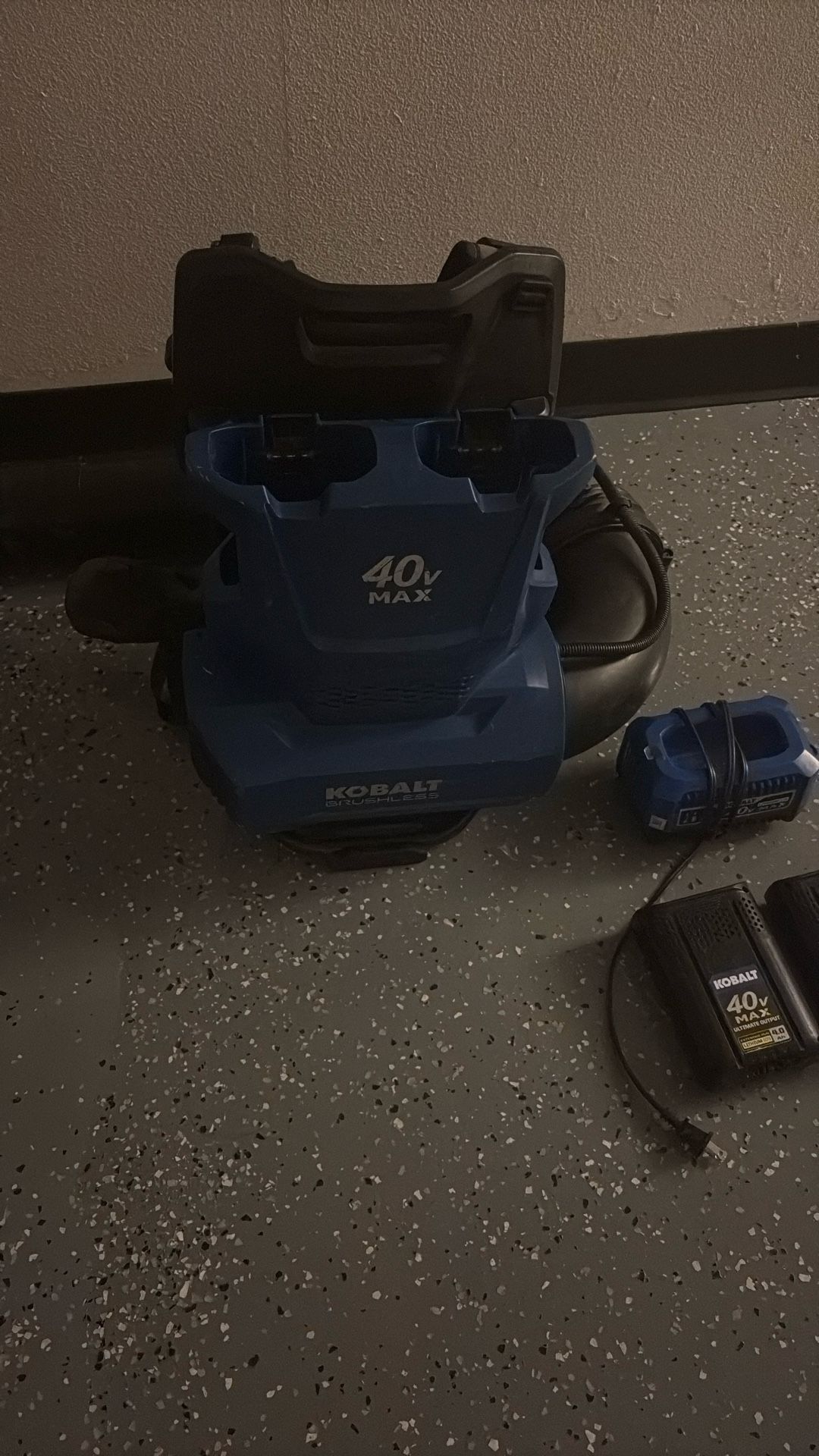 Kobalt 40v Max Leaf blower