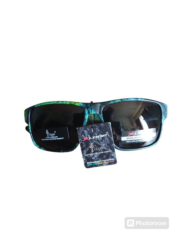 Xloop polarized Camouflage Sunglasses Black Green
