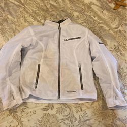 Ladies first gear Mech motorcycle jacket with Removeable wind blocking liner