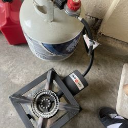 Propane Tank And Burner
