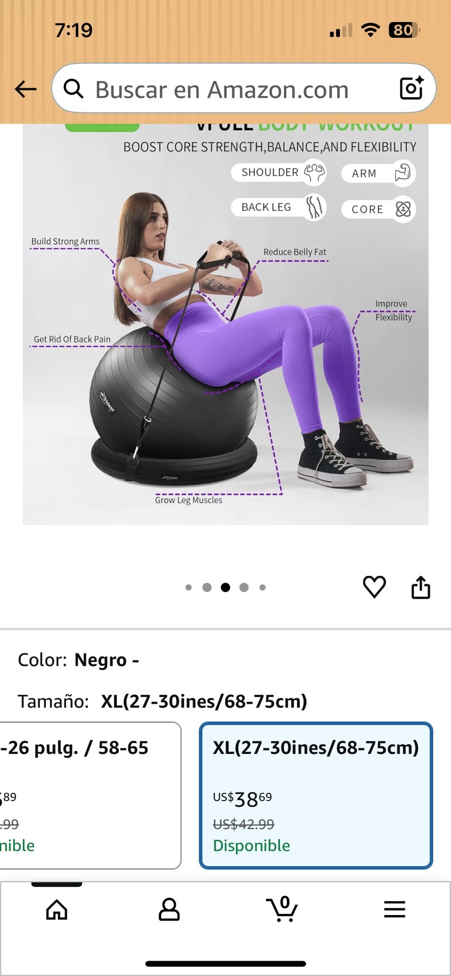Trideer Exercise Ball