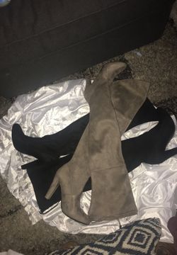 Take both size 8.5 Steve Madden boots
