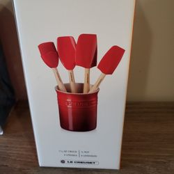 Red  Le Creuset Cooking Utensils 
