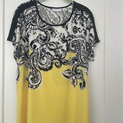Susan Graver Paisley Top
