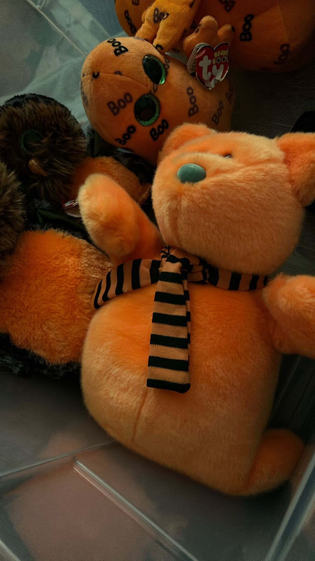 Large Orange TY Beanie Baby At Lyons St John’s Church