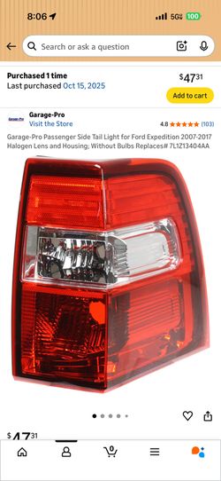 2013 Lincoln Navigator Taillight Replacement