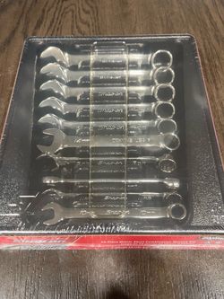 NEW - Snap On 10pc Metric Combination Short Wrench Set - 10mm-19mm - OEXSM710B