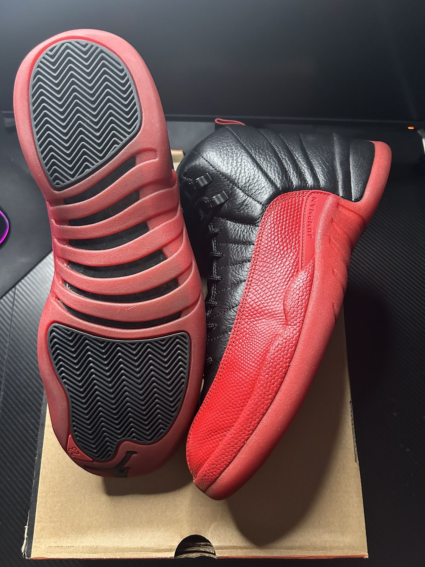 Jordan 12 Flu game Size 12.5 Used