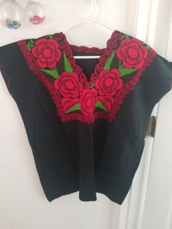 Embroided Mexican Blouse