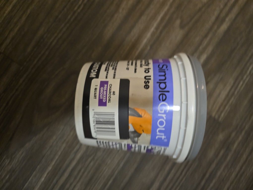 Simple Grout Pre Mixed Charcoal 1 Qt