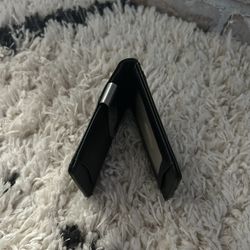 Black Slim Wallet W/ Money Clip