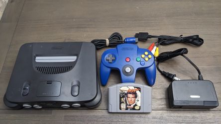 Nintendo 64 N64 System/Console, Goldeneye 007 Game, OEM Controller, New Cables!!
