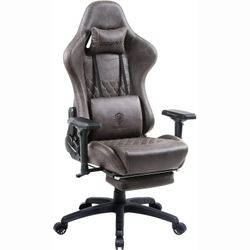 Dowinx Retro Series 6689S-Brown-4D armrests with massage pillow