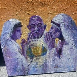 Ghandy Hand Painting 