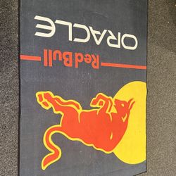 Red Bull Racing Style Sim Racing Floor Mat – 160 × 120 cm