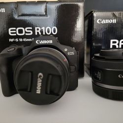 Canon EOS R100 Camera + Lenses