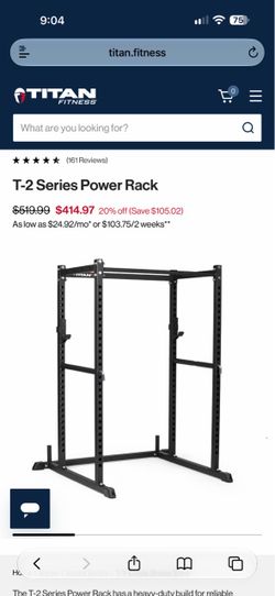 Titan Fitness Power Rack 71"
