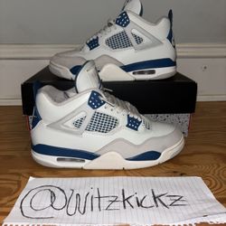Size 8 - Air Jordan 4 "Military Blue" (2024)