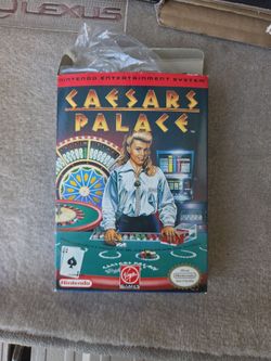 Caesars Palace NES Nintendo Game Box and poster