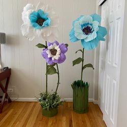 Decoration Crepe Paper Flowers