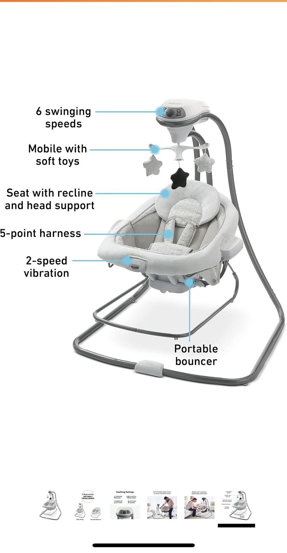 Baby Bouncer And Swing