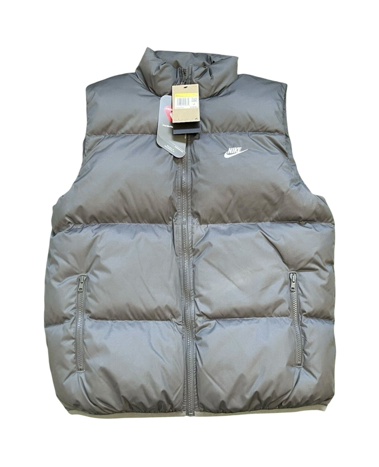 NWT Nike Sportswear Club PrimaLoft Water Repellent Puffer Vest FB7373-068 Medium