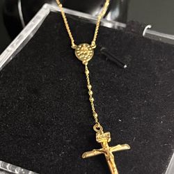 Rosary Gold Necklace