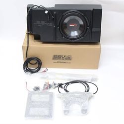 SSV Works Behind Seat Amplified 10" Subwoofer W/ Enclosure Polaris RZR XP1000