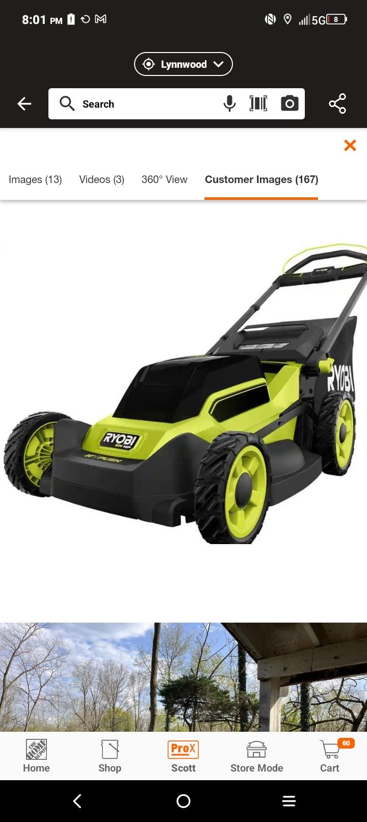 Ryobi Lawnmower