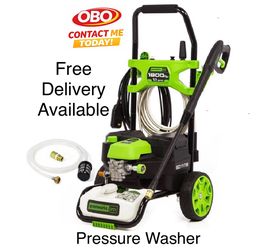 Greenworks 60V 1800PSI Max 1.1 GPM Hybrid 120V/Cordless Electric Pressure Washer