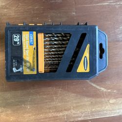 Warrior 29-Piece Cobalt Drill Bit Set High-speed steel drill bits with cobalt for extra durability and performance. Sizes range from 1/16” to 1/2”. Wo
