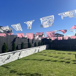 Mi Bautizo Papel Picado Cielito Lindo