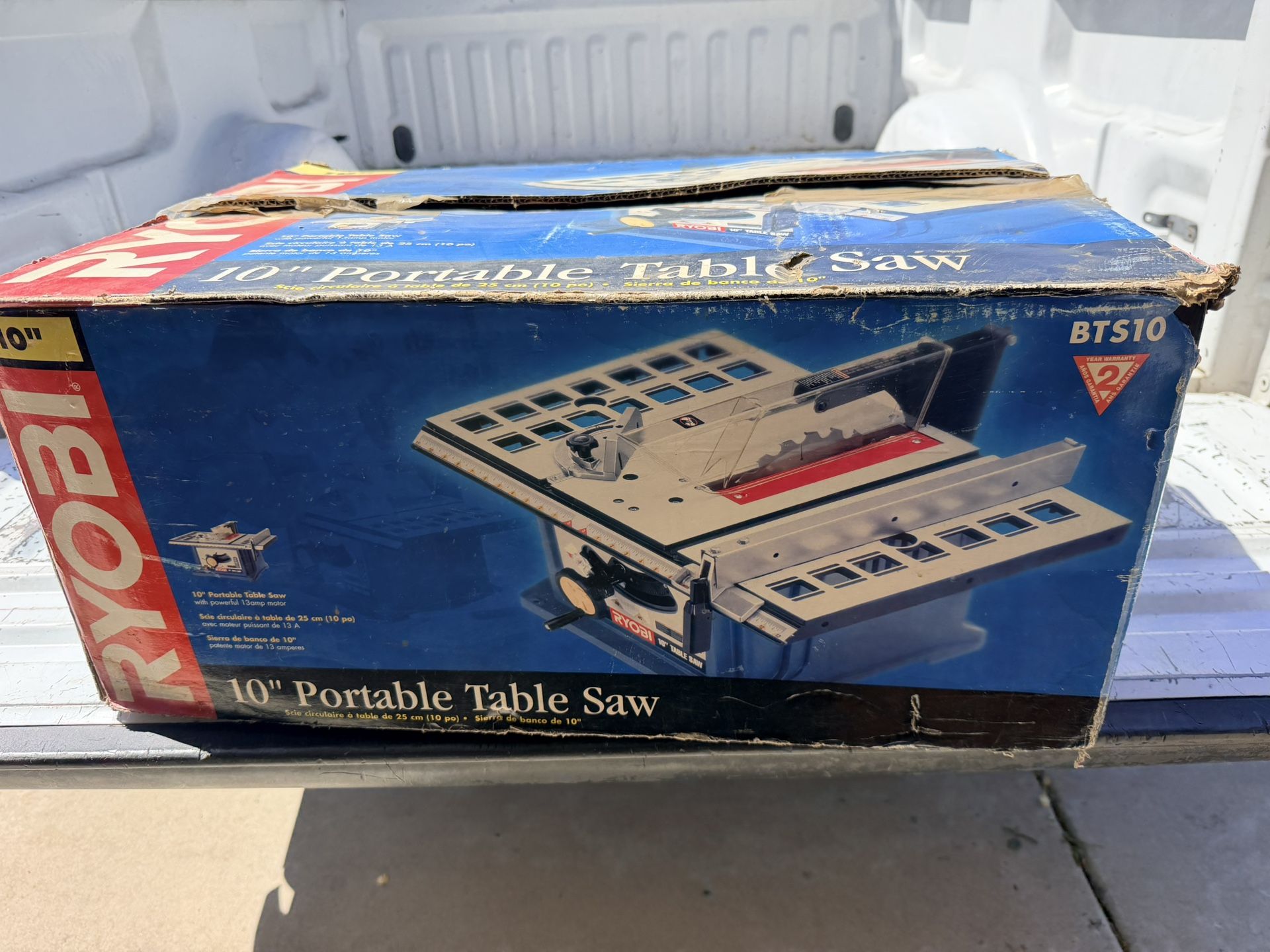 Ryobi 10” Table Saw