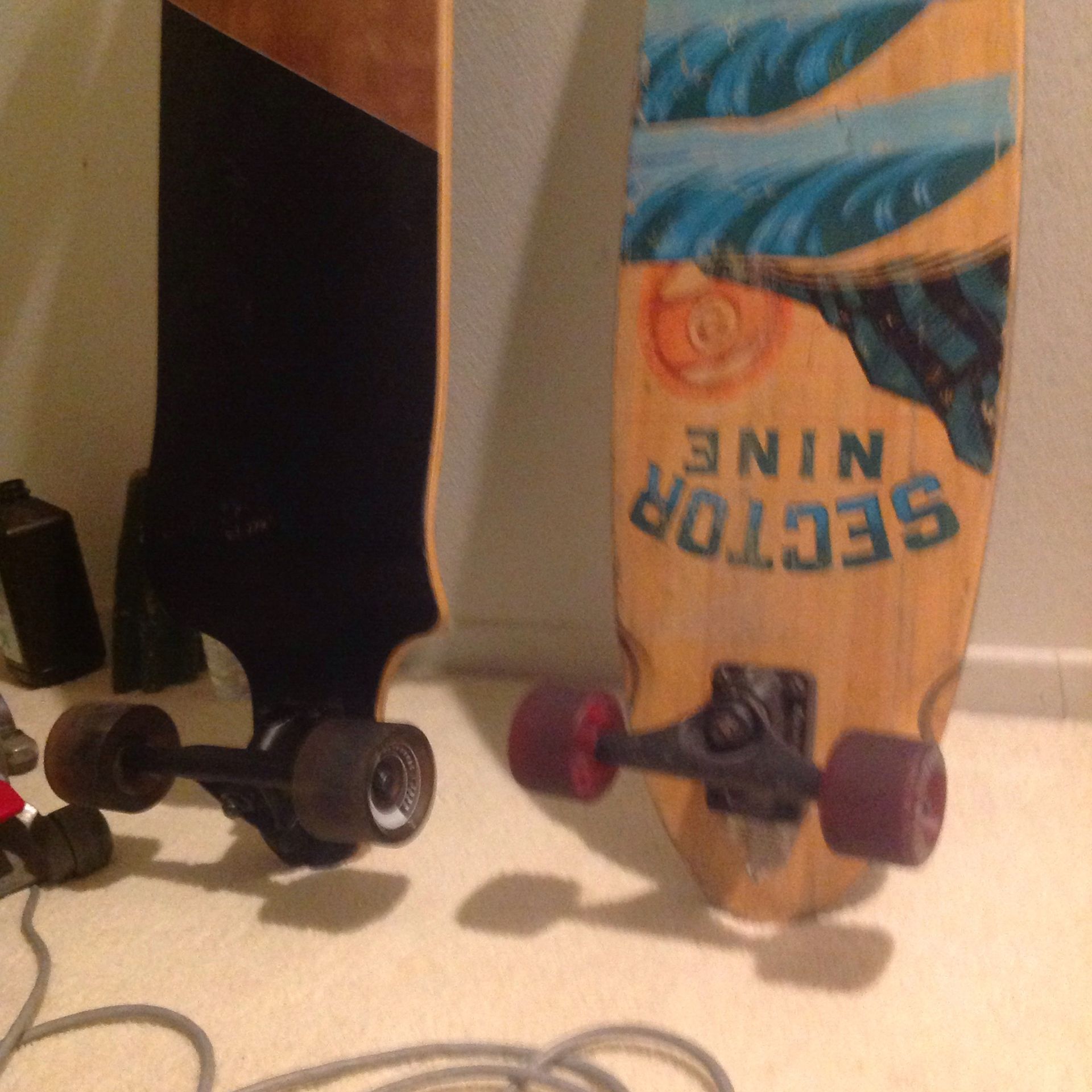 2 Long Board Skateboards Sector Nine