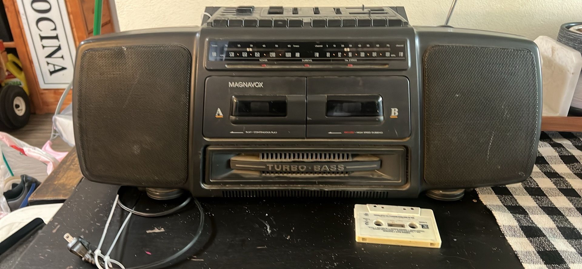 Vintage Boombox $30.