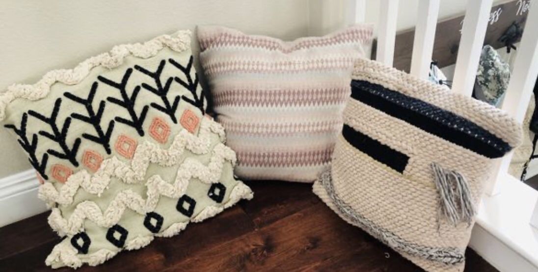 Bohemian throw pillows