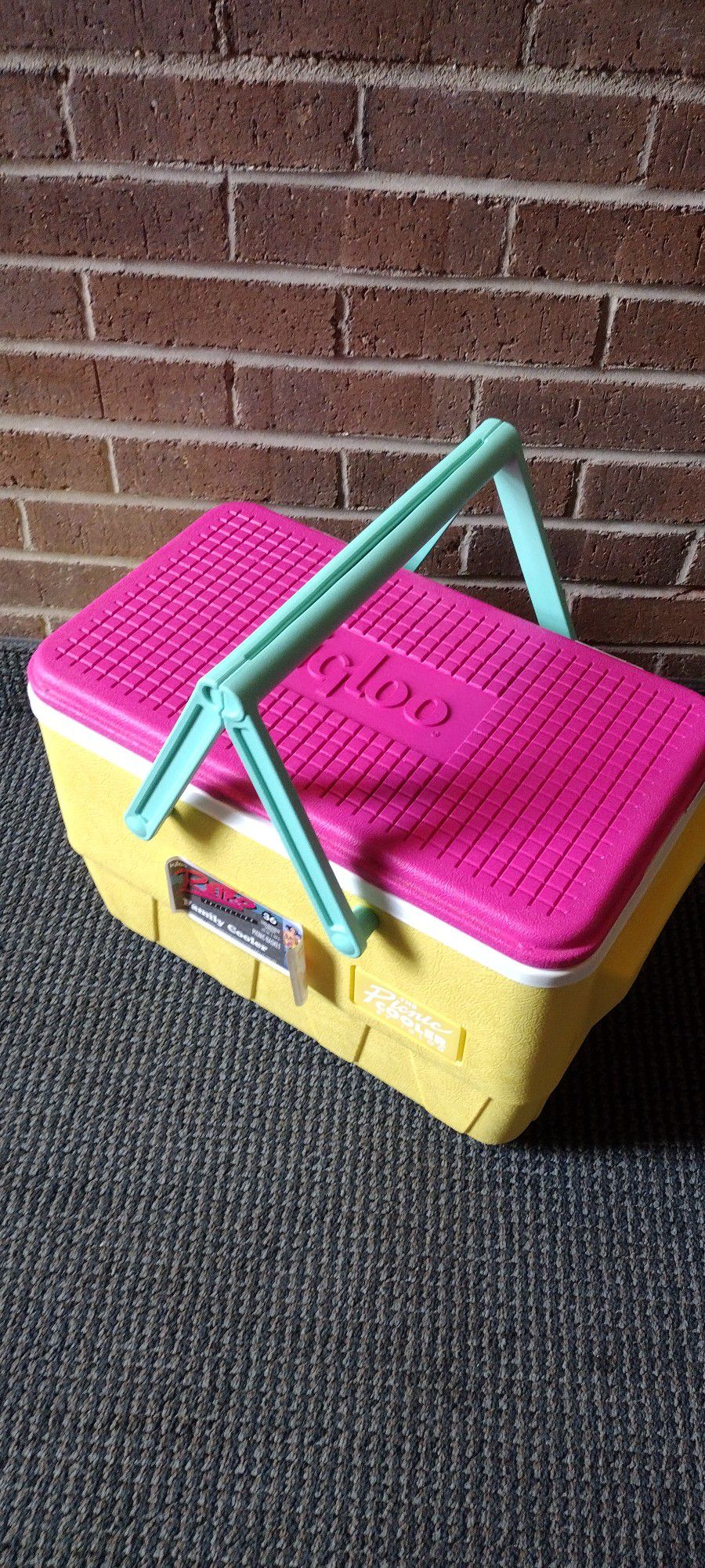Retro Limited Edition 90’s Igloo Picinic Basket Cooler

