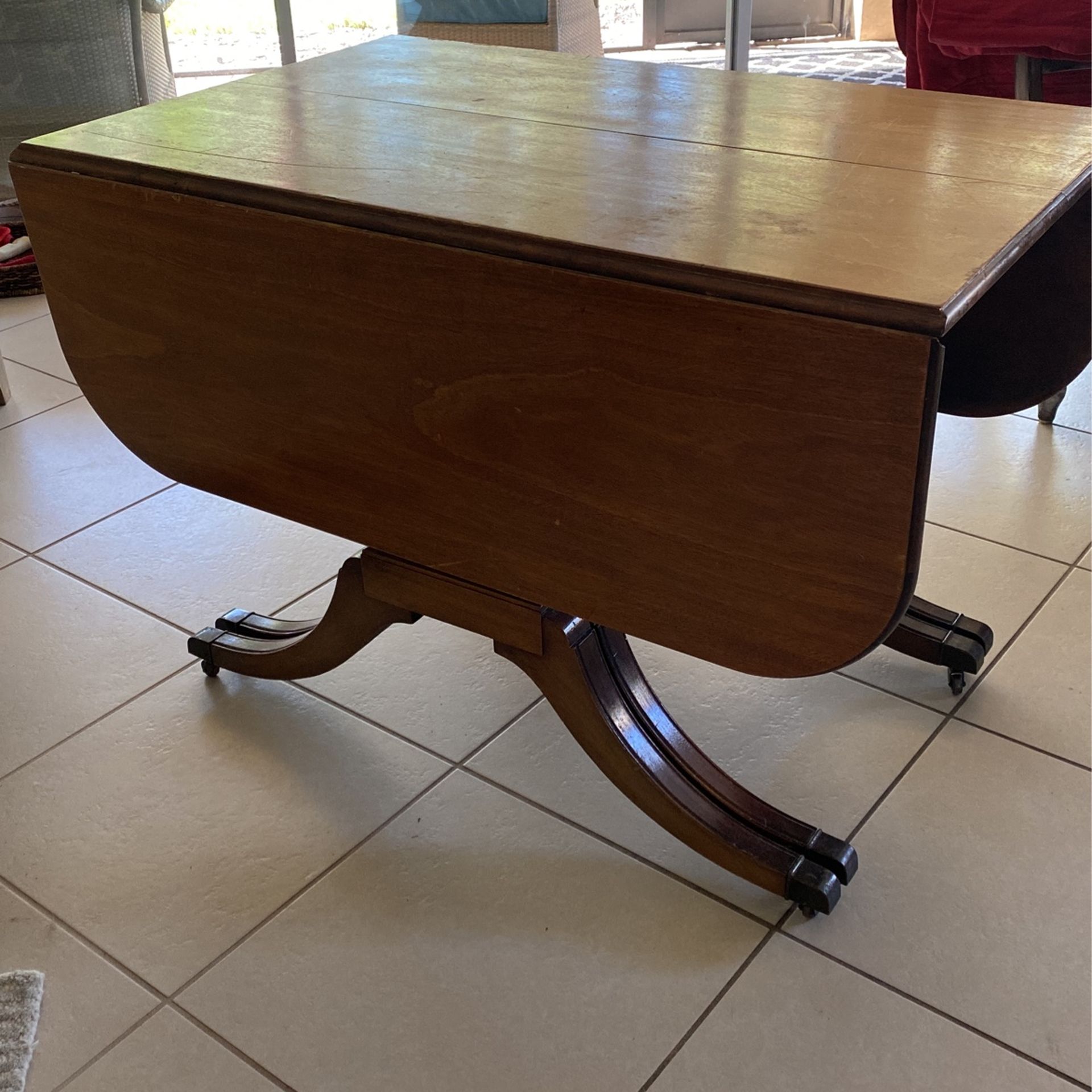 Vintage 1937 Wood Table —-$55